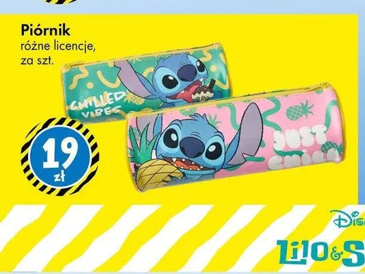 Piórnik Lilo i Stitch promocja w Tedi