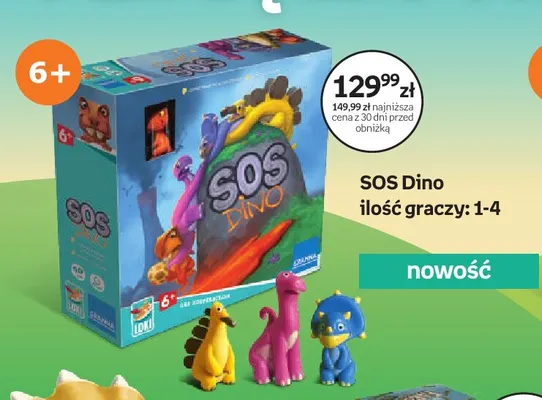 Gra SOS Dino Granna promocja w Empik