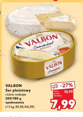 Ser pleśniowy Camembert Valbon promocja w Kaufland