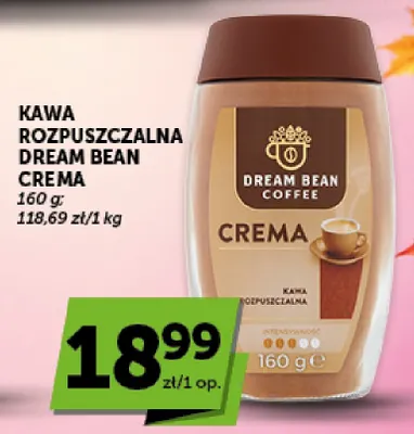 Kawa rozpuszczalna Dream Bean Crema promocja w Groszek