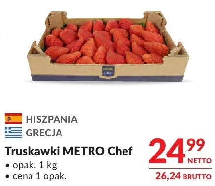 Truskawki METRO Chef promocja w Makro