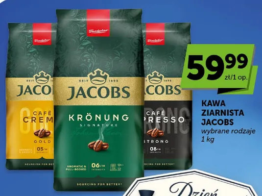 Kawa ziarnista Jacobs Espresso Strong promocja w Groszek