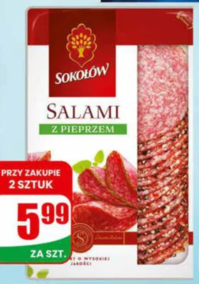 Salami z pieprzem promocja w Dino