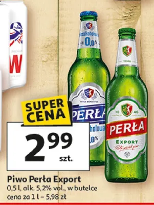 Piwo Perła Export promocja w Auchan
