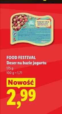 Deser na bazie jogurtu Food Festival promocja w Lidl