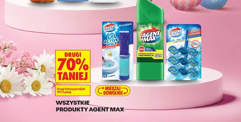Wszystkie produkty Agent Max DRUGI -70% promocja w Biedronka
