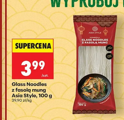Glass Noodles z fasolą mung Asia Style promocja w Biedronka