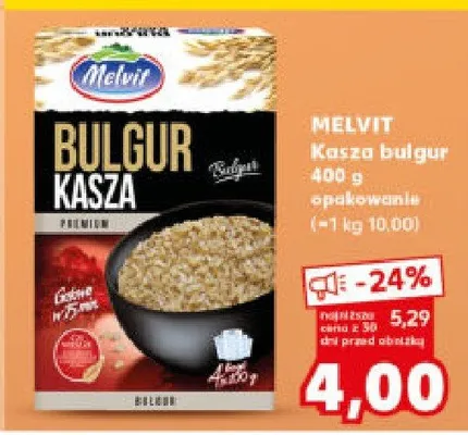 Kasza bulgur promocja w Kaufland