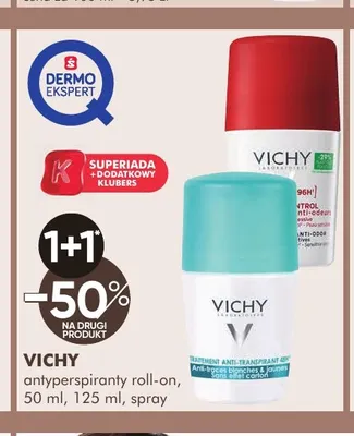 Antyperspirant roll-on Vichy promocja w Super-Pharm