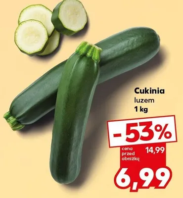 Cukinia luzem promocja w Kaufland
