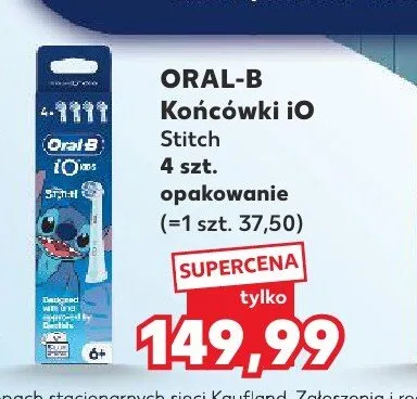Końcówki iO Stitch ORAL-B promocja w Kaufland