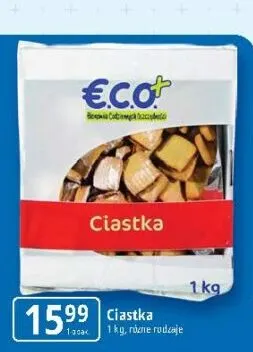Ciastka ECO+ promocja w Leclerc