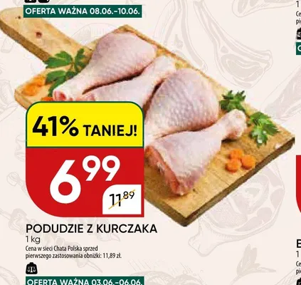 Podudzie z kurczaka promocja w Chata Polska