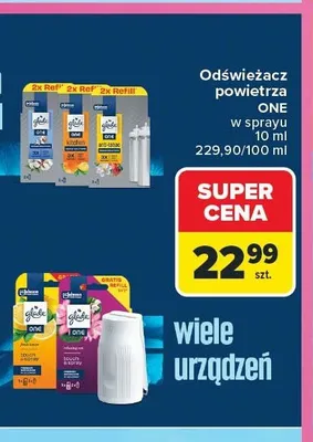 Odświeżacz powietrza Glade One w sprayu promocja w Carrefour
