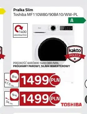 Pralka Slim Toshiba MF110W80/90BA10/WW-PL 9kg promocja w kakto.pl