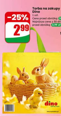 Torba na zakupy promocja w Dino