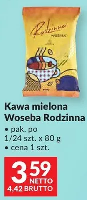 Kawa mielona Woseba Rodzinna promocja w Makro