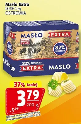 Masło Extra Ostrowia 82% tłuszczu promocja w Prim Market