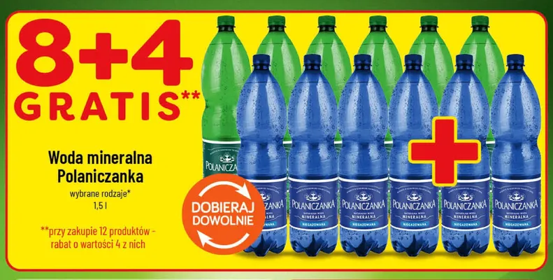 Woda mineralna gazowana Polaniczanka promocja w POLOmarket