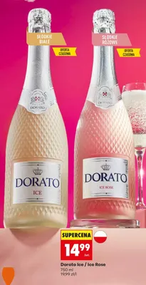 Wino musujące Ice Rose promocja w Biedronka