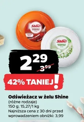 Odświeżacz w żelu Shine promocja w Netto
