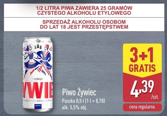 Piwo Żywiec promocja w Aldi