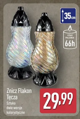 Znicz Flakon Tęcza promocja w Aldi
