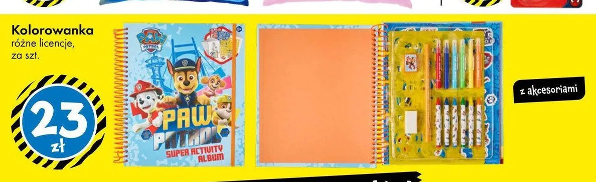 Kolorowanka Paw Patrol Super Activity Album promocja w Tedi
