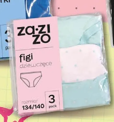Figi dziewczęce ZaZiZo 3-pak promocja w POLOmarket