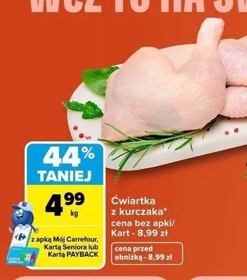 Ćwiartka z kurczaka promocja w Carrefour Market