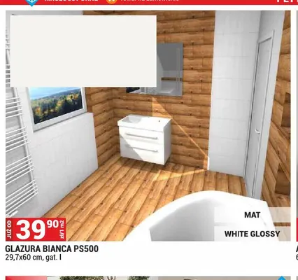 Glazura Bianca promocja w Merkury Market