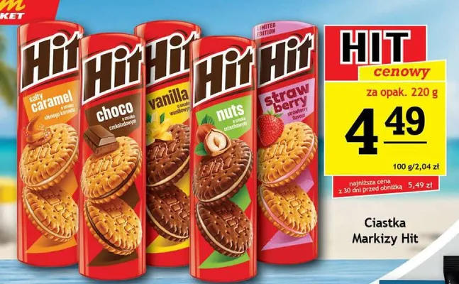 Ciastka Markizy Hit Vanilla promocja w Gram Market