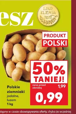 Ziemniaki polskie jadalne promocja w Kaufland