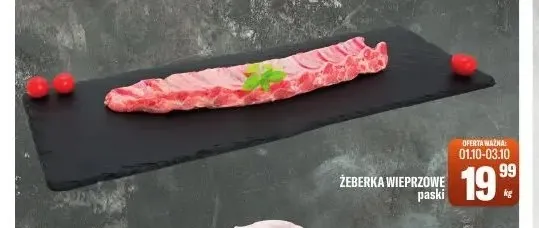 Żeberka wieprzowe paski promocja w Tomi Markt