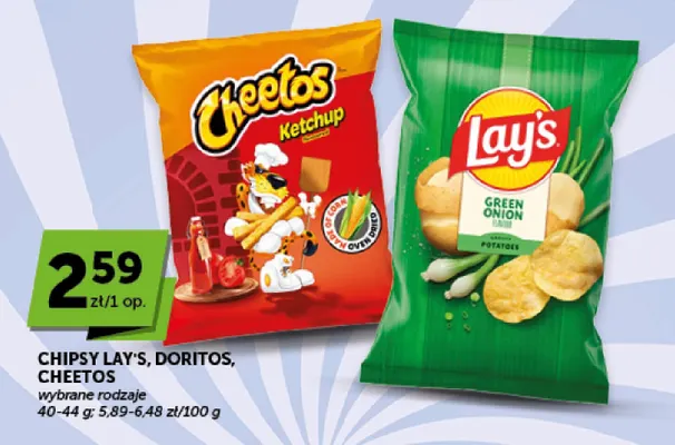 Chipsy Lay's Green Onion promocja w Groszek