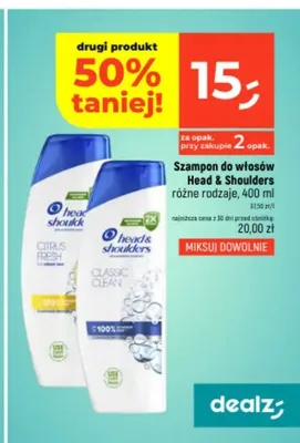 Szampon do włosów men ultra Head&shoulders promocja w Dealz