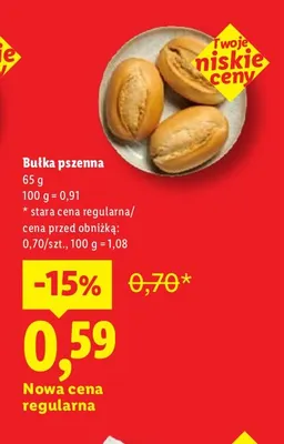 Bułka pszenna promocja w Lidl