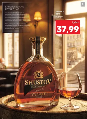 Brandy Shustov Grand Royal 5* promocja w Kaufland