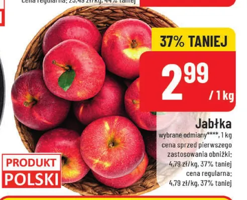 Jabłka promocja w POLOmarket
