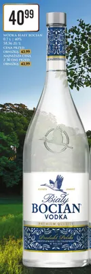 Wódka Biały Bocian 40% promocja w Dino