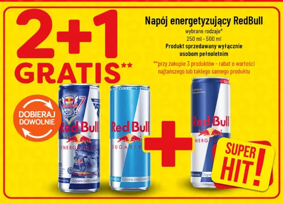 Napój energetyzujący RedBull promocja w POLOmarket