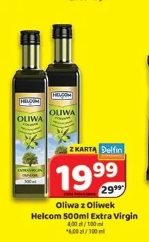 Oliwa z Oliwek Helcom Extra Virgin promocja w Delfin