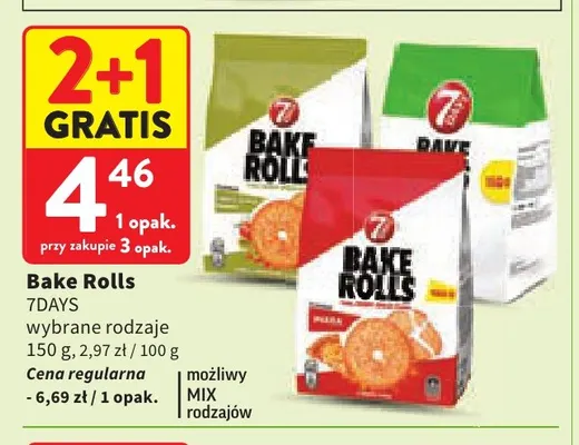 Bake Rolls 7Days promocja w Intermarche