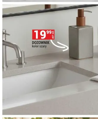 Dozownik kolor szary promocja w Merkury Market