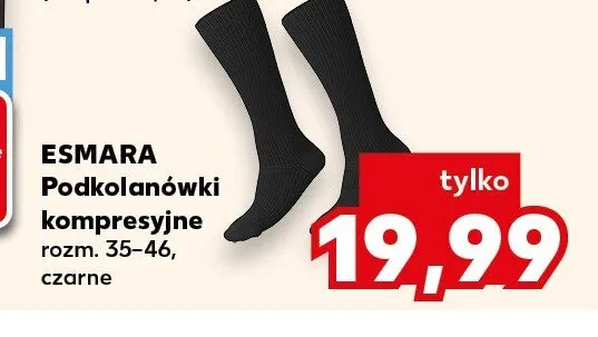 Podkolanówki kompresyjne damskie Esmara promocja w Kaufland
