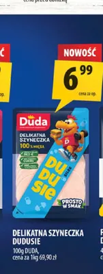 Delikatna szyneczka Dudusie Duda promocja w Arhelan