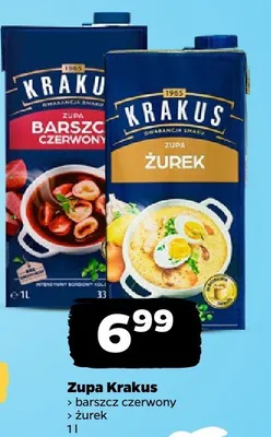 Zupa barszcz czerwony i żurek promocja w Netto