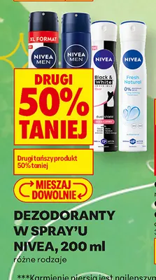 Dezodorant w sprayu Nivea promocja w Biedronka
