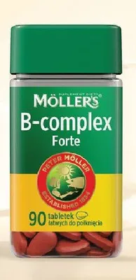 Suplement diety Möller's B-complex Forte promocja w Rossmann
