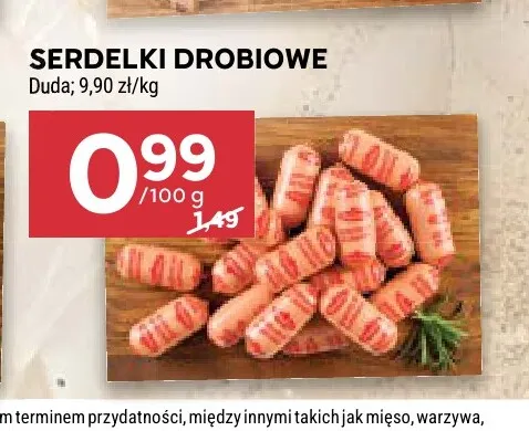Serdelki drobiowe Duda promocja w Stokrotka